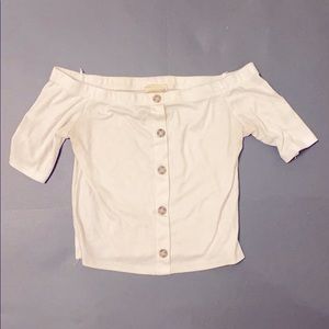White Crop Top